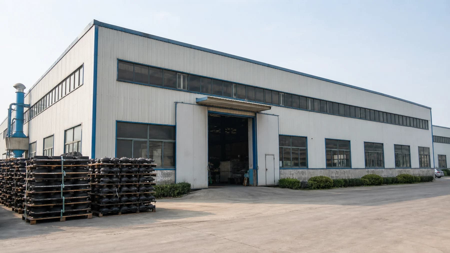 Happiness Cookware factory exterior in Baixiang Hebei
