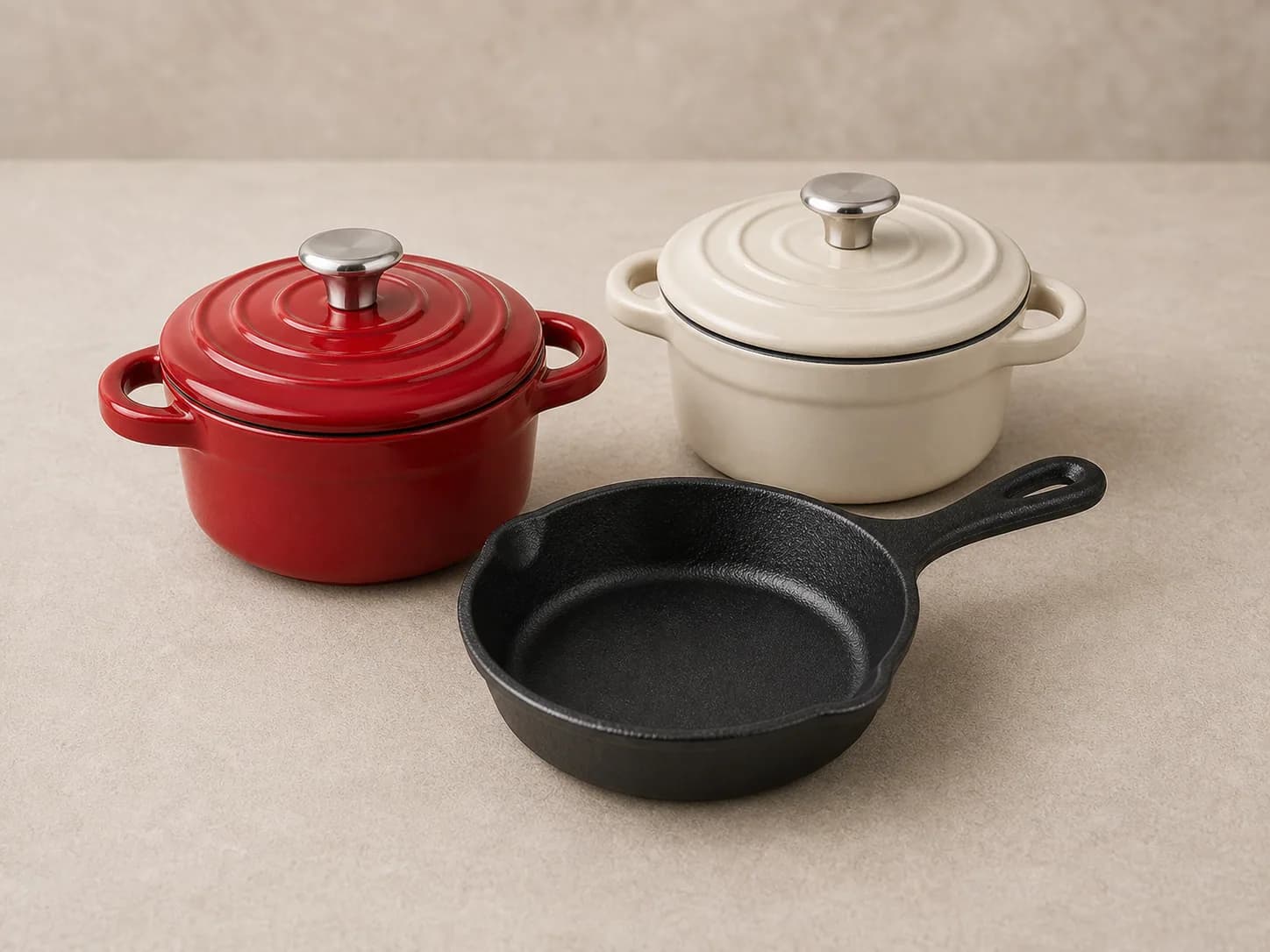 Mini Series cast iron cookware